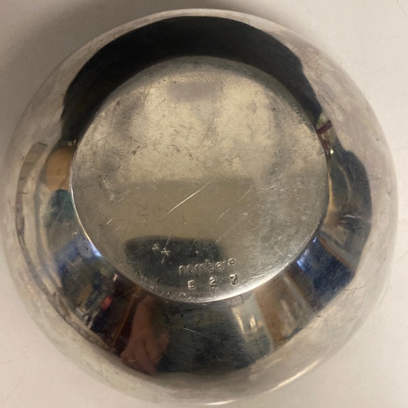 Nambé 527 Handmade Serving Bowl Tri Corner Dish Made of Aluminum Alloy Metal - Picture 9 of 11